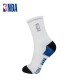 NBA socks men's mid-calf fashion sports socks mesh breathable thickened towel bottom non-slip running basketball cotton socks 3 pairs