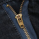 Automne E-School Jeans Summer New Style Pantalage droit des hommes d'âge moyen de grande taille Pantalon de denim décontracté à taille moyenne élastique élastique 5155 Bleu foncé [Summer Thin Style] 36 [2 pieds 9 taille]