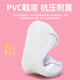 Dockadometham, genuine leather nurse shoes for women, new soft sole, flat sole, autumn and winter, anti-slip, anti-odor, and not tired, pregnant women single shoes, mother white women's shoes, beauty salon shoes, women's work shoes 829 white (hollow) 36