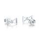 Liuguifu Jewelry Bow Earrings PT950 Platinum Earrings Earrings Earrings Women's E-commerce Special Birthday Gift 1.65g