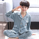 Ran Yilan Fat Boy Pajamas Medium-Grand Children's Years Eve Trousers Autumn and Winter Cotton Long Sleeve Cartoon Boy Set 11165# Yellow Dog One Size 10 Size 100CM Height