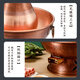 Longshun Copper Art Copper Hot Pot Pure Copper Carbon Electric Dual-Purpose Charcoal Plug-in Pure Copper Old Beijing Meat Shabu Copper Pot Hot Pot Hammer Pattern Mandarin Duck Model 8-10 People 36cm