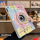 牛壳壳线条小狗ipad9保护壳2024款Air6旋转皮套pro11笔槽贴8/9/10代防摔 ipad10代2022款[10.9英寸] 旋转皮套[V3527听音乐线条狗]1