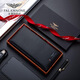Falai Armani [Gleicher Stil in der Theke] Falai Armani Wallet Herren Long Leder Jugend Ultra-dünn modische Top-Layer Cowhide Wallet QB202-3 Massive Holz Geschenkbox Paket