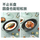 Cui Da Huang Steamed Fish Pot Oval Steamer Extra Large Grilled Fish Tray Steaming Fish Pot One-layer Steamer Gas Special Steaming Fish Artifact Steaming Fish Pot (Steaming Rack + Plate Clamp + Fish Plate) 39cm