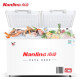 
Nanling freezer with a large capacity of 500 liters and a large capacity commercial freezer horizontal refrigerator single temperature refrigeration freezer tea cabinet household freezer emergency freezer refrigerator hotel kitchen quick freezer cabinet 738 liters丨1925*805*920丨Free and refrigeration