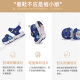Jinopu ​​baby sandals 2020 new summer toddler shoes for men and women soft sole functional shoes TXG929 dark cobalt blue/sky blue 125
