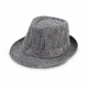 Nozhi süßer kleiner Kremphut mittleren Alters und älterer Männer Jazz Hut Britischer Stil Gentleman's Hut Solid Color Bühne Performance Hut Nm676 Brauner Durchschnittsdockumfang 58 cm