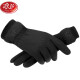 Langsha gloves men's winter warm plus velvet thickened touch screen gloves windproof and cold-proof riding motorcycle men's gloves LSSQ-A045-858 black