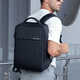 Marco Laden Rucksack Herren-Rucksack Multifunktions-Computertasche große Kapazität Reiseschule Schoolbag MR2900 Elegantes schwarzes Upgrade-Modell