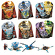 Xiqkio2023 Tornado Gyro Battle Set Niya y Master Wu Wu Boys Chinese Builds Builds Toys Regalos para niños 11153 Spot