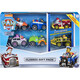PAW PATROL large bus alloy car rescue vehicle set boys and girls toy collection bus children toy racing 16783 alloy car series-6 sets