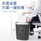 得力（deli） 碎纸机 办公家用桌面 小型便携 4级保密 颗粒迷你纸张粉碎机 5张 5分钟 20L纸屑筒 9929黑