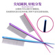 Xuanniao Pet Beauty Straight Comb Aluminum Comb Professional Hair Picking Comb Opening Knot Styling Comb Floating Cat and Dog Pointed Tail Comb Purple Large Straight Comb (24.6x4cm)