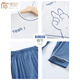 
Modal pajamas children's 3-15-year-old boys' home clothes for boys' new summer ice silk suit medium-sized children's long-sleeved air conditioning suit white 160 size recommended height 160-170cm11-12 years old