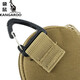 Kangourou (kangourou) mini zipper rangement clés sac casques casques sacs monnaie petit portefeuille petit sac à gâteau rond sac à dos pendent khaki couleur égale
