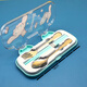 Sanrio Children's Tableware Set 304 Stainless Steel Spoon Fork Chopsticks Tableware Box Portable Cute Three-Piece Set Storage Box Random Set