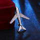Yuedie (YUEDIE) airplane brooch men's and women's suit jacket accessories fashionable Korean style personalized badge pins jewelry clothing accessories gold