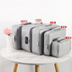 Juehuo household ID storage bag passport travel carrying case waterproof fire storage with lock large file storage bag silver gray lock large size (high-end model) 36*27*15cm