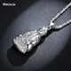 Miss JuJu pt950 platinum Guanyin pendant for men, platinum large tag, Guanyin Bodhisattva pendant for women, necklace not included, pendant height 31mm, width 16mm, weight 5.3-5.5g