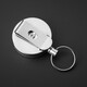 Kafus Outdoor Caravan Schnalle lächelndes Gesicht Voller Eisen Metall Teleskop Schnalle Arbeitszertifikat Kartenhalter Arzt Krankenschwester Taillenkarte Zugangshalter Halter Abzeichen Zinklegierung Easy-Pull-Schnalle Lanyard Custom Tropf Gummi tropftropfen Plastik