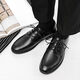 Zapatos de cuero foninou para hombres usuarios para hombres jóvenes trabajos de negocios casuales zapatos de trabajo de estilo británico