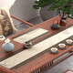 Jinli Large plate tea table waterproof table mat new Chinese leather tea mat Zen style tea table cloth Chinese style long tea table mat tea cloth 7371 picturesque mountains and rivers 20*40CM-4 pieces
