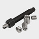 ST2-ST16 self-tapping thread protective sleeve stainless steel sleeve installation tool slotted self-tapping thread sleeve M20*2.5 (stainless steel)