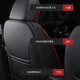 Toyota Rayon Cover Sea Sea SEAT TOTRY INDIGADA 1424 Dual Motor especial CUBIERTA ESPECIAL DE CAR COTO FURAS TEMPRESAS UNIVERSAL DE SEATO PURO NEGRO - CINCO ASIENTOS TODO LO CUERO INCLUSIVO - EDICIÓN ESTANA