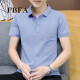 FBFA Hong Kong Trendy Brand Summer Summer Men's Short-Soleved Color Polo Shirt Camiseta versátil de negocios para hombres con cuello 686 Green Green 2xl (140-155jin [Jin equivale a 0.5 kg])