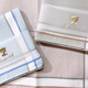 Zeluo Yankai Mandkerchief de style ancien pour hommes et messieurs portez un mouchoir en coton pur pour tous les coton absorbant Sweat Square Scarpe Colorage à rayures Light Square de mariage compagnon à main Yankai: Café léger [sac à enveloppe unique]