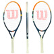 RACKETS DE TENNIS WILSON ENFANTS ENFORMES 1921 23 Étudiants et adolescents garçons et filles de 25 pouces 5-10 ans Univers de tournage en ligne Orange 23 pouces 205G 1416
