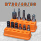 Caja de almacenamiento de cortador de fresado XMSJ Herramienta central de mecanizado CNC BT30/40/50 Manejo de herramienta de acabado Piezas de herramienta de broca Diámetro de corte 12128 Tipo de paso de orificio