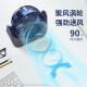 Viken [comes with battery] desktop fan small fan desktop rechargeable electric fan game cooling computer office mini portable usb small bedside student dormitory desktop 2024 upgrade [dark blue] rechargeable丨three-stop strong wind丨light sound removable and washable