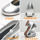 Bazeman dance shoes for women soft sole mid-heel Latin dance shoes round toe square dance shoes for women dancing shoes for women spring and summer new style silver (soled) 3.5 cm 38 (240)