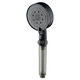 OMANTI (OMANTI) pressurized shower head shower set for home super bathroom heater bath faucet bathroom shower shower lotus upgraded filter [black shower head + 1 replacement core]