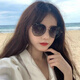 Angelamiao Polarized Sunglasses Women's Classic Versatile Driver Sunshade Large Frame Slimming Sunscreen Sunglasses Chinese Valentine's Day Gift
