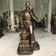 Wine Saint Dukang imitation copper sculpture Wine Fairy tasting glass fiber reinforced plastic statue Customized tavern and winery Yidi character ornaments Yidi Dingjin
