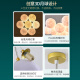 大观园（DGY）月球泡泡灯客厅吊灯温馨卧室书房餐厅吊灯卡通星球灯中山灯具O001 9734黑色13头-三色-白球12cm小球