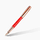 Picasso (Pimio) Stift Signature Stift High-End Business Office Geschenkstift für Geschenkstift für Männer und Frauen Geburtstagsgeschenke für Studenten Erwachsener Kalligraphie Stift Kalligraphie Stift Stift 0,5 mm 755-1 Gitter rot