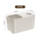 SUPOR rice bucket rice box insect-proof and moisture-proof sealed household flour storage thickened rice storage box 20Jin Jin equals 0.5 kg - push lid rice bucket with rice cup
