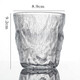Ekaza Ting glass men's and women's glacier cup tree pattern household Japanese whiskey wine juice cup high-looking ins style cup glacier cup short one