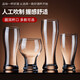 Manwei Glass Beer Cup Large Draft Beer Cup Creative Beverage Juice Cup 560ML Wheat Beer Cup 1 Get 1 Free 2 Pieces