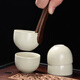 Baijie ebony tea clip, tea cup clip, tea set accessories, non-slip tea cup, tea tweezers, tea ceremony six gentlemen alloy tea clip