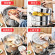 Jia Jazz thickened stainless steel 2-layer large steamer double-layer soup pot 30cm-40cm steamed bun pot steamed fish pot induction cooker extra thick 28CM (number of users 2-3 people) 2-layer 28cm photographed with