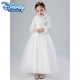 Disney (Disney) Mädchenkleid Geburtstag Kinderklavier Performance Kleid Mädchen High-End-Kinderhochzeit Abendkleid Prinzessin Rock Gastgeber 683 Burgundy Net Sleeves [+ Crown] 160 cm