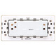 
DELIXI socket panel concealed CD691 series 118 type two-position five-hole 10-hole socket panel champagne gold type 118 type fifteen-hole