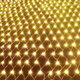 Aiweiyi Light String Fishing Net LED Couleur lumières dans le ciel étoile extérieur étanche boutique de pelouse Flash Light Shopping Mall Spring Festival Decoration Disposition de mariage Couleur chaude 6 * 4 mètres avec bouchon de queue 672 lumières
