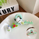 Korean children's scratch clip cartoon Belle hair clip little girl hair clip star-dairy shark clip hair accessories 9930C pink melody clip