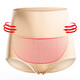 Langsha high-waisted belly-controlling underwear for women, pure cotton crotch, 3 pieces, women's hip-raising waist briefs, body-shaping shorts, skin color + pink + gray, 3 pieces in total, one size fits all, 80Jin Jin is equal to 0.5kg -150Jin Jin is equal to 0.5kg